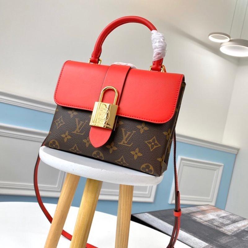LV Shoulder Handbags M44322 red